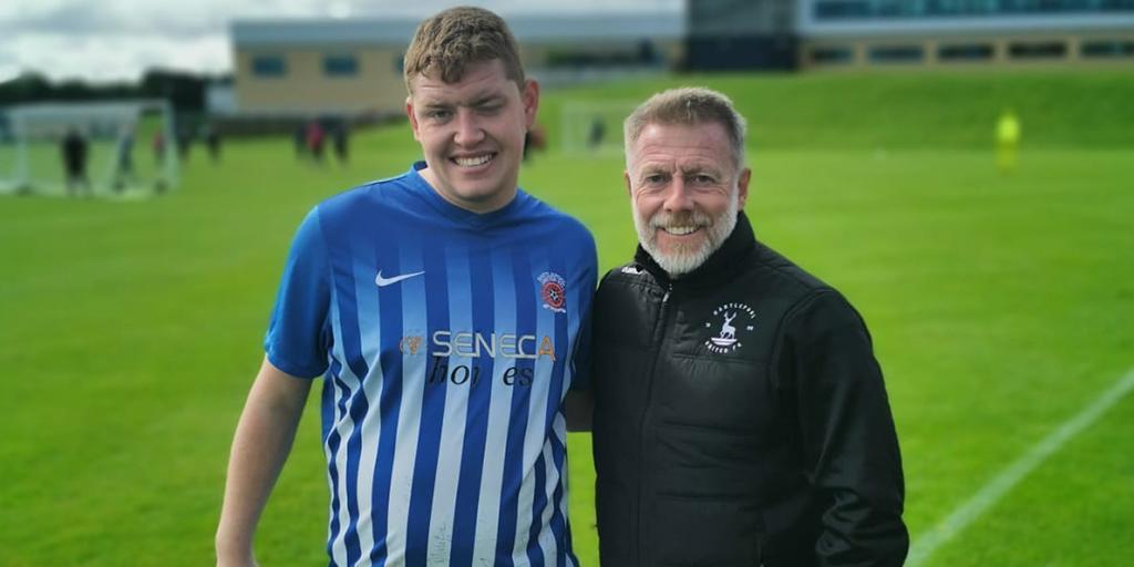 DimensionsUK's tweet photo. Thank you to @Official_HUFC and their Manager Craig Hignett for their inclusivity; enabling Nathan, a person we support, to get involved with their weekly training sessions and treating him as part of their team! 👏😊 https://t.co/R5rMkmhIWL