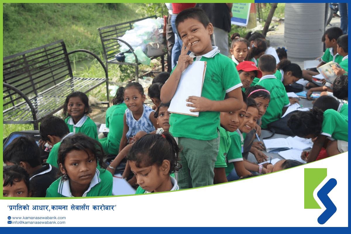 KamanaSewa's tweet photo. Children are the future of nation.
On the occasion of Children’s day 2076, Kamana Sewa Bikas Bank distributed stationery items to the students of Shree Pipalbot Khulla Vidhlaya.
#pragatikoadhar #kamanasewasangakarobar #KSBBL #supportforcause #CSR https://t.co/37JG4Fbd8s
