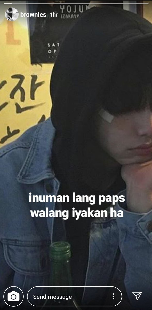 119 yung friend mong ginagawang iyakan session ang inuman session