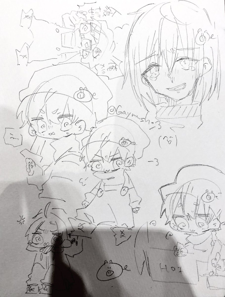じゅけくん(@Gaymusho)がしゃさんいっぱい描いてくれたの… 