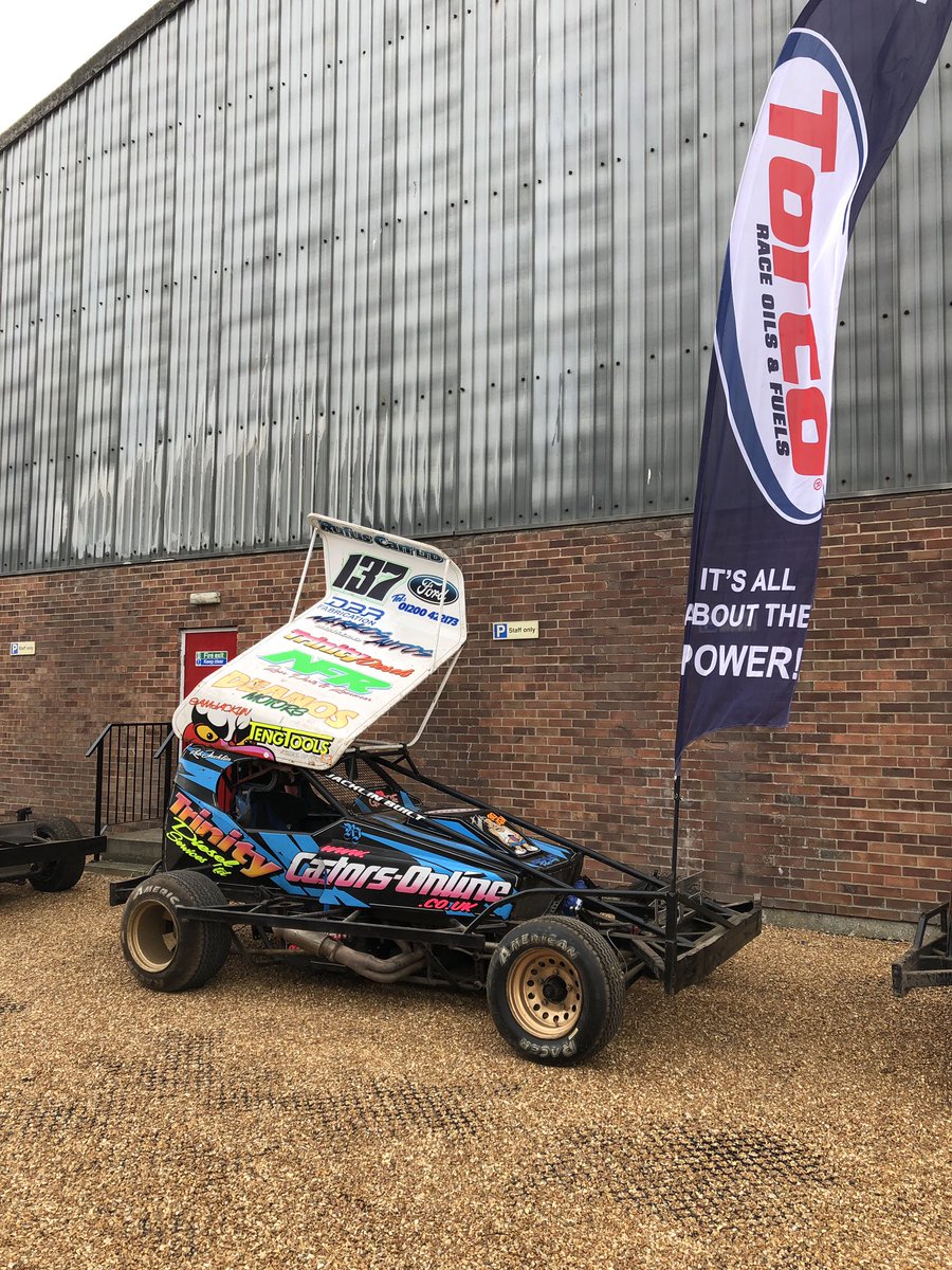 Parc ferme. Before the big race last night!!