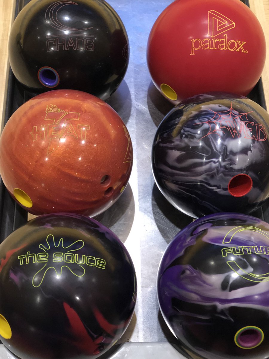 Practice with my new arsenal... @HammerBowling @TrackBowling @Columbia300 @EboniteBowling #TeamEBI