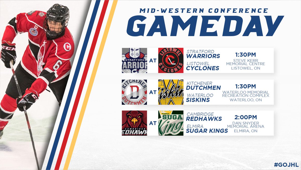 GOHLHockey's tweet photo. 6 teams in action today in the Mid-Western Conference!
#SFDvsLIS
#KITvsWAT
#CAMvsELM https://t.co/wQHUmgrgK0