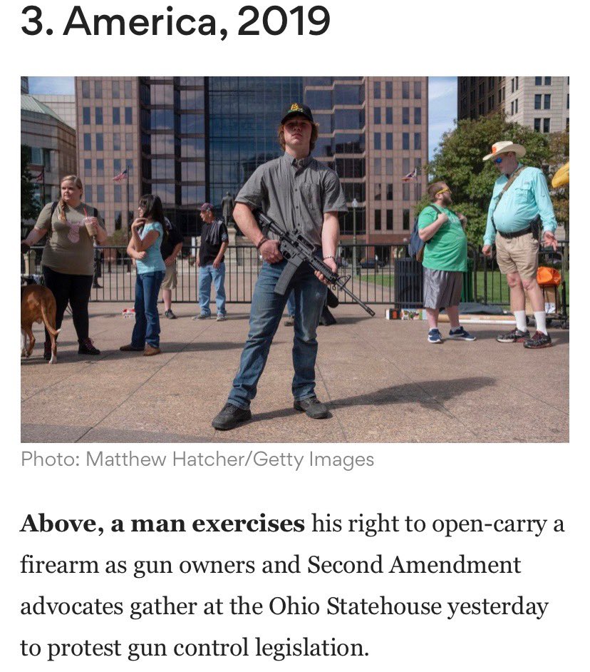 ronreunite's tweet image. SoCalledPresident (@MobBossTrump) Tweeted: Beto is right! ,#noweaponsofwar 
THIS SHOULD BE IMPOSSIBLE IN A SANE COUNTRY

Open displays of weapons of war are indicative of a failing society. Period.