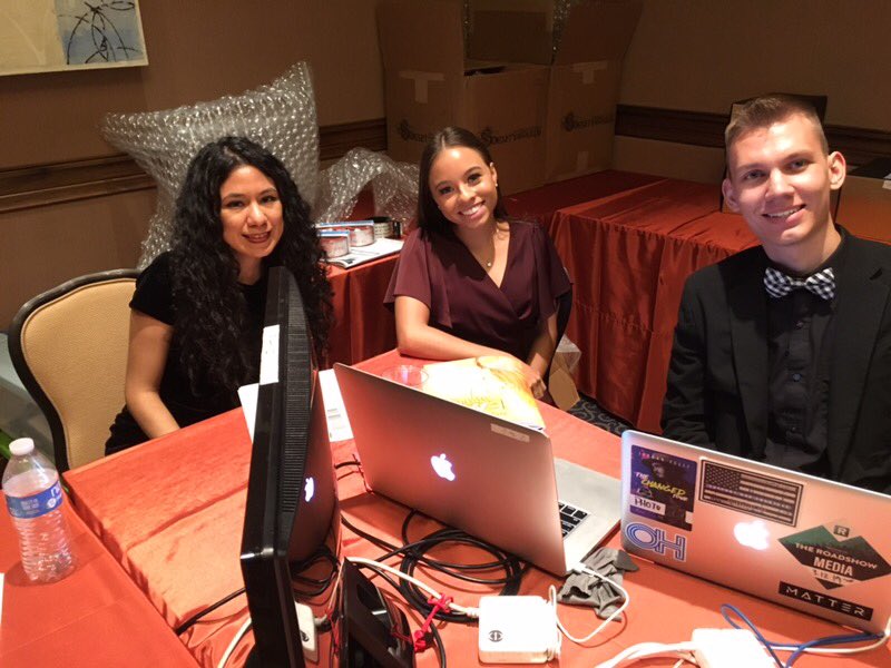 Huntington University shared the stage with the Rocky Mountain Emmy board as they tweeted away the award winners all night long! What a fantastic opportunity thank you <a href="/RockyMtnEmmy/">NATAS, Rocky Mountain Southwest</a>