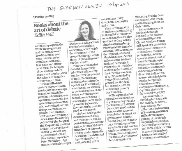edithmayhall's tweet photo. Here's my recommended books on debate for yesterday's GUARDIAN https://t.co/6bGPlzm0ID