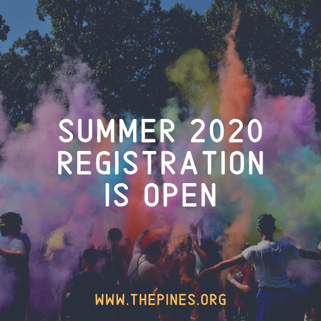 {Registration is OPEN🎉} Head on over to the 👉thepines.org to register for summer camp 2020 or apply to be a camp staff member! Plus Camp Angel Scholarship applications are now open.