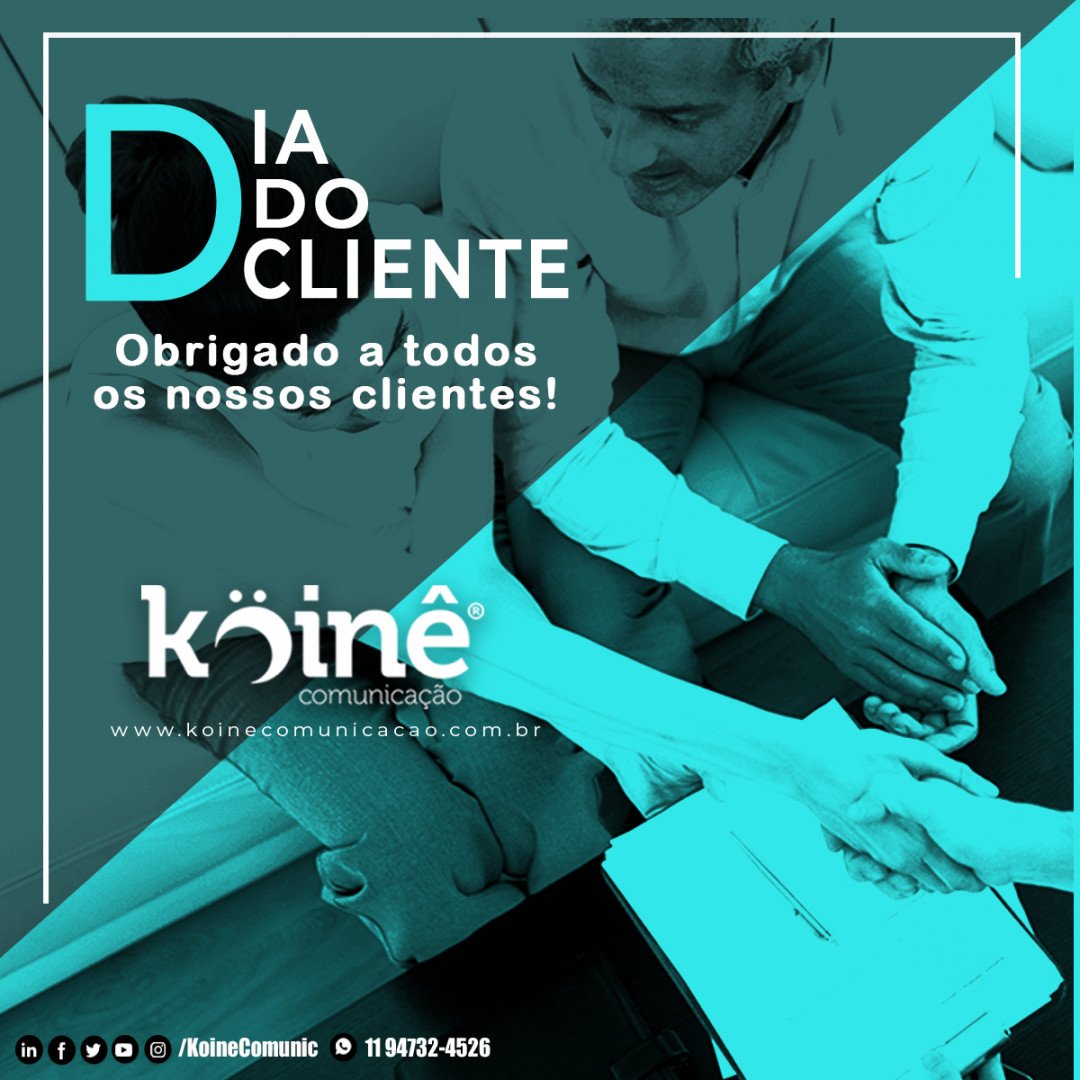 KoineComunic's tweet photo. Feliz dia do Cliente!

#felizdiadocliente 
.
#ecommerce #lojavirtual #koinecomuni... https://t.co/ONgMfNxm2o https://t.co/U6KFKzRXGw