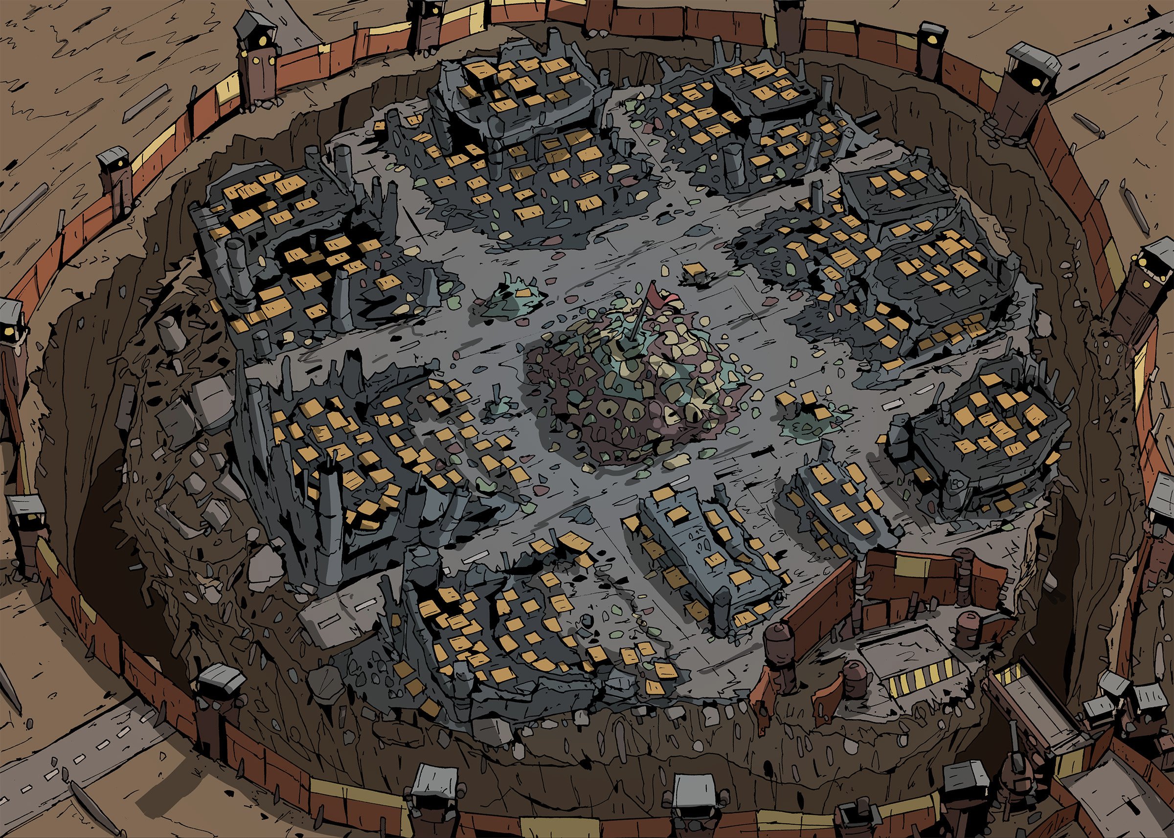 Post Apocalyptic Rpg Maps Dan Morison Na Twitteri: "Map Illustrations Of Mine, From The Post-Apocalyptic  Rpg, Mutant Year Zero: Mechatron, For @Frialigan Https://T.co/Qixxa7S0Qk" /  Twitter