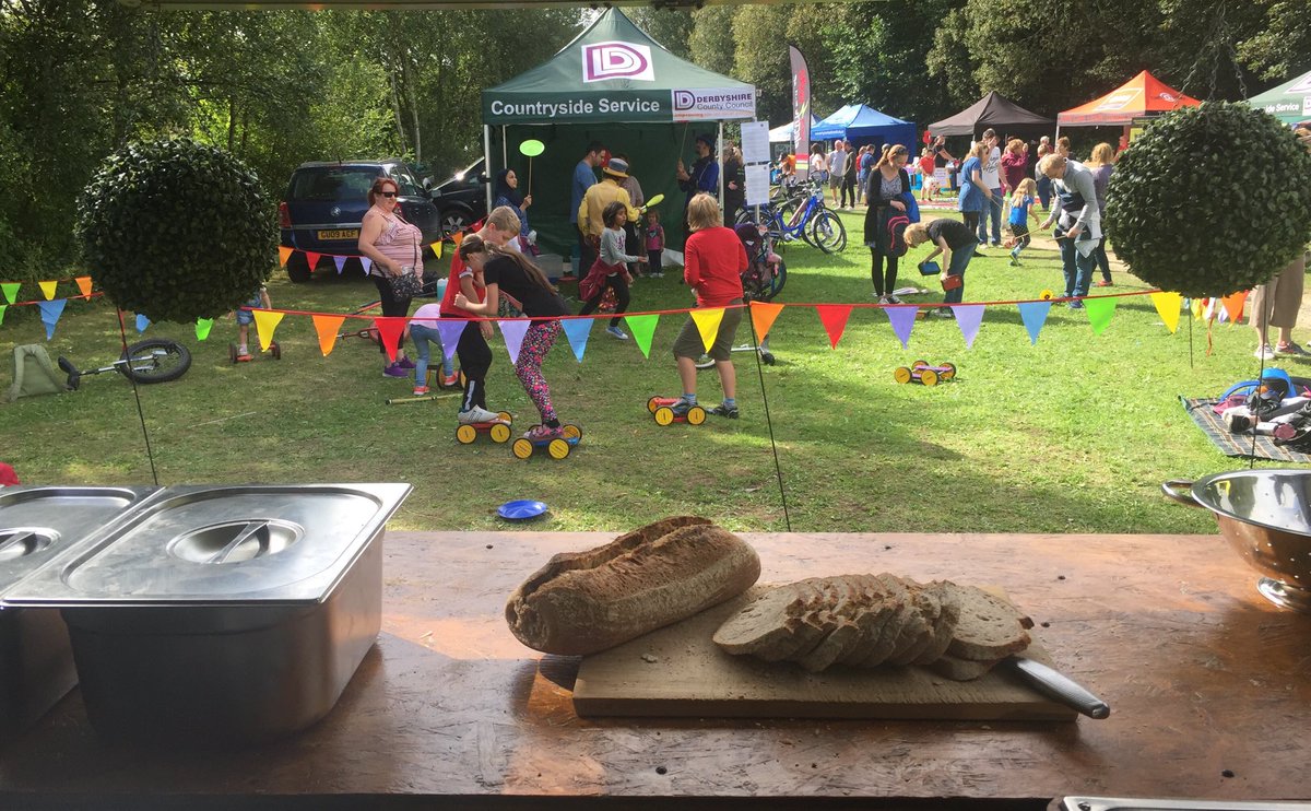 thefoodbox_uk's tweet photo. View from the office window #TaptonLockFest https://t.co/cz47SleP6T