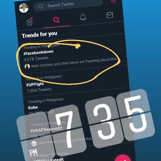 AlexynMantac's tweet photo. Now I know, I'm not the only one😅
#facebookdown https://t.co/SiQKbaTfWF
