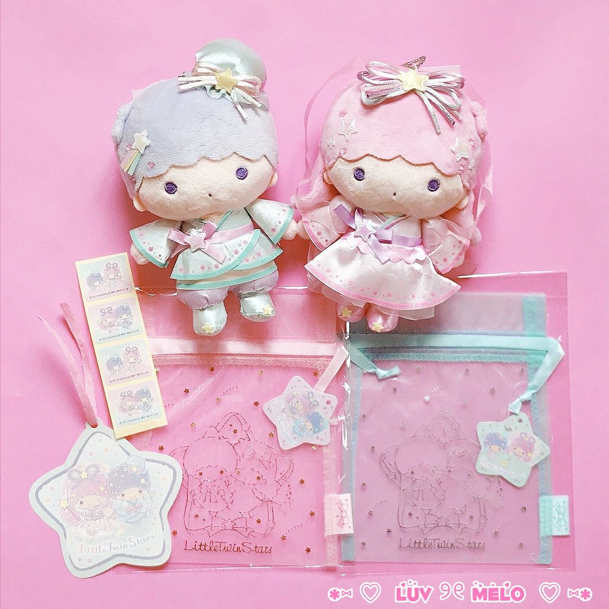 Kanaめろ 少しずつ復活 ﾟ A Twitter キキララ サンリオ購入品 ﾟ マスコットホルダー 七夕 おまけ 短冊 シール オーガンジーきんちゃく ゆめかわ ゆめかわいい ファンシー Fancy サンリオレトロ パステルカラー