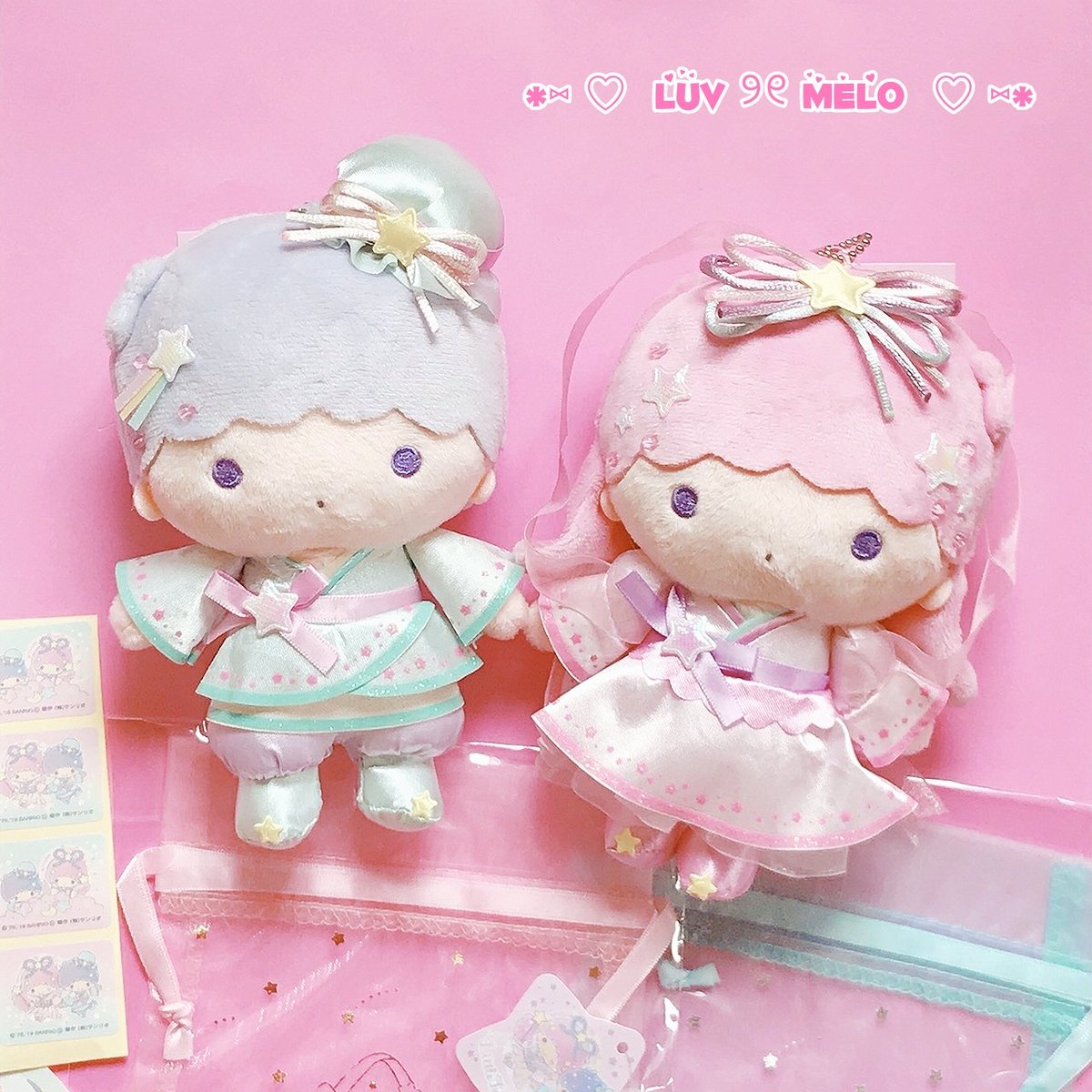 Kanaめろ 少しずつ復活 ﾟ A Twitter キキララ サンリオ購入品 ﾟ マスコットホルダー 七夕 おまけ 短冊 シール オーガンジーきんちゃく ゆめかわ ゆめかわいい ファンシー Fancy サンリオレトロ パステルカラー