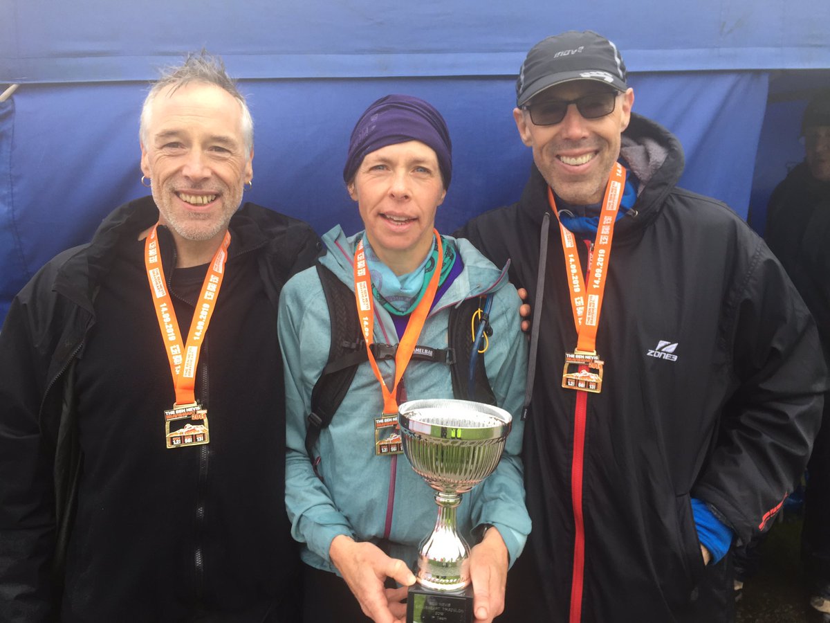 Congratulations to Lorna, Ralph and Simon of Team LRS PARKINSON’S AWARENESS who won the 2019 Ben Nevis Braveheart team triathlon! And raised money for a Parkinson’s charity, a very important cause. Well done Team LRS!