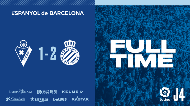 Victòriaaaaaaaaaaaaaaaaaaaaaaa! ¡Vamos, equipo!

SD Eibar 1 - RCD Espanyol de Barcelona 2 (Ferreyra, Granero)

#EspècieEnExpansió | #Volem | #EspanyoldeBarcelona | #RCDE | #EibarEspanyol