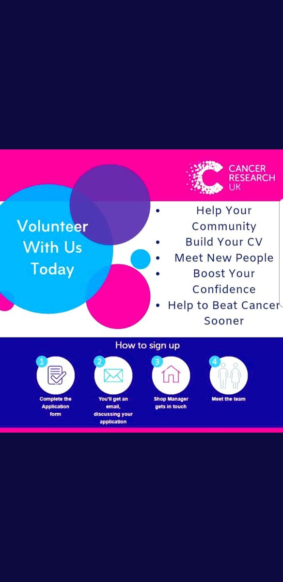 CRUKWindsor's tweet photo. #lookingsomewhere #spendyourtime #volunteer #windsor #greatopportunity #giveyourtime #helpbeatcancersooner #comein #talk @CRUKShops @Michelle_CRUK @CR_UK @Area24CRUK @ByardJulie @RogerWrightROM https://t.co/TpNsmcLTv6