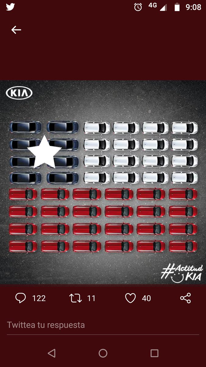 Mancijah's tweet photo. @kia_Chile #ActitudKia #18deSeptiembre  participando por el #PackcineKia https://t.co/obI28PtVAE