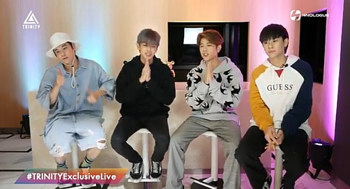 3rdLapatGallery's tweet photo. [SCREEN CAPS] 190915 #TRINITYExclusiveLive on Youtube  2
#thirdlapat #lapat #thirdd #welovethird #thirdph #lapatngamchaweng #thirdlapatngamchaweng  #thirdkamikaze  #4NOLOGUE  #4NOLOGUEARTIST #NIHTLIGHT9x9
#9x9Hypnotize 
#TRINITY_THEELEMENTS
#TRINITY_TNT
#4NOLOGUEMUSIC https://t.co/MkQqJgNa36