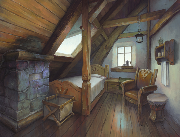 屋久木雄太 ほぼ毎日背景を語ります 9月になったので自己紹介 地味ファンタジーが好きです これが俺のオリジナルの世界だ って絵より こんな世界どっかにありそう って絵を描いていきたいと思ってます あと教えるのも好きなので背景教室とか