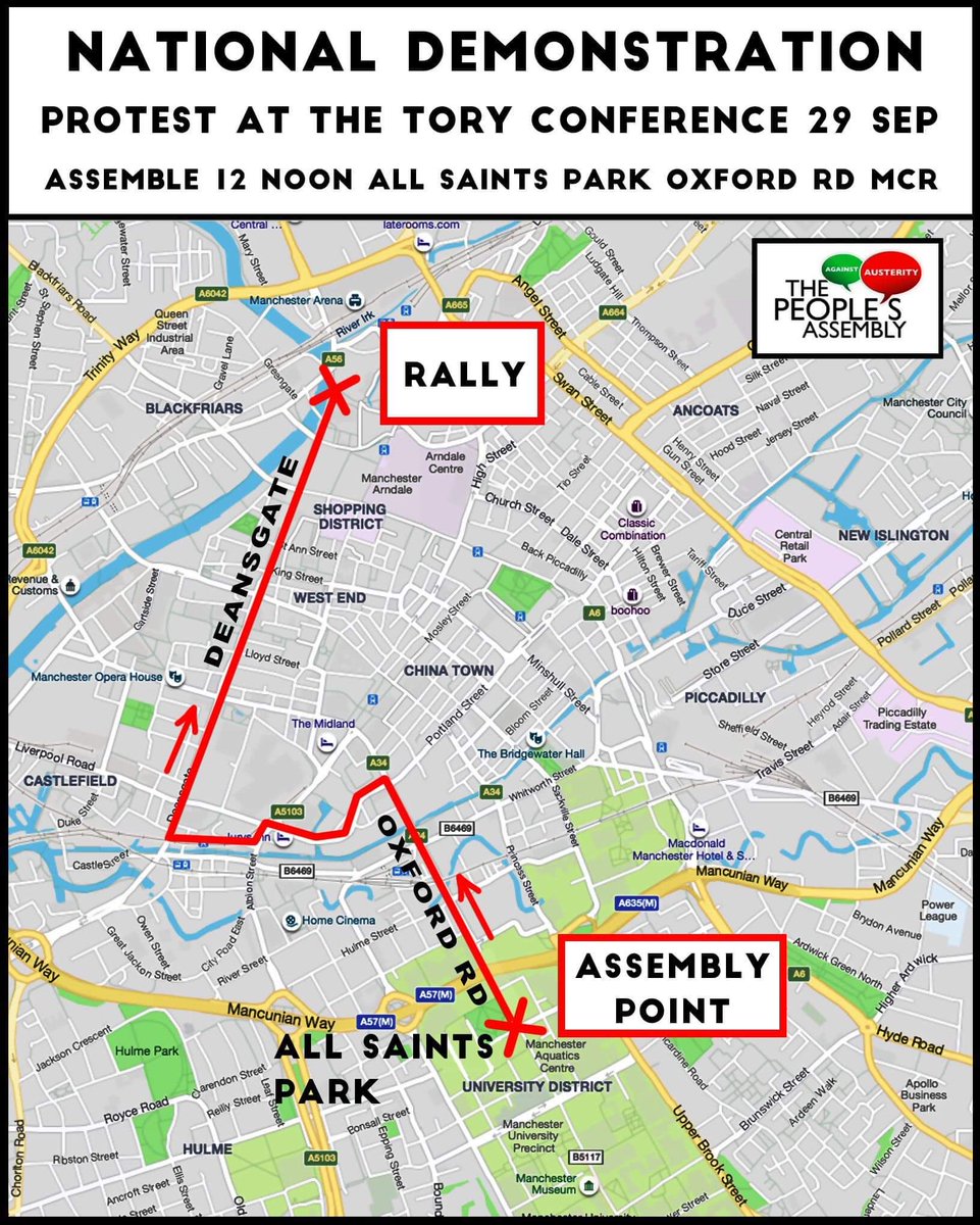 pplsassembly's tweet image. 2 weeks today we march! See you in Manchester 29 September 12 Noon
#ToriesOut
#ShutDownTheTories
#EndAusterityNow
#StopTheCoup