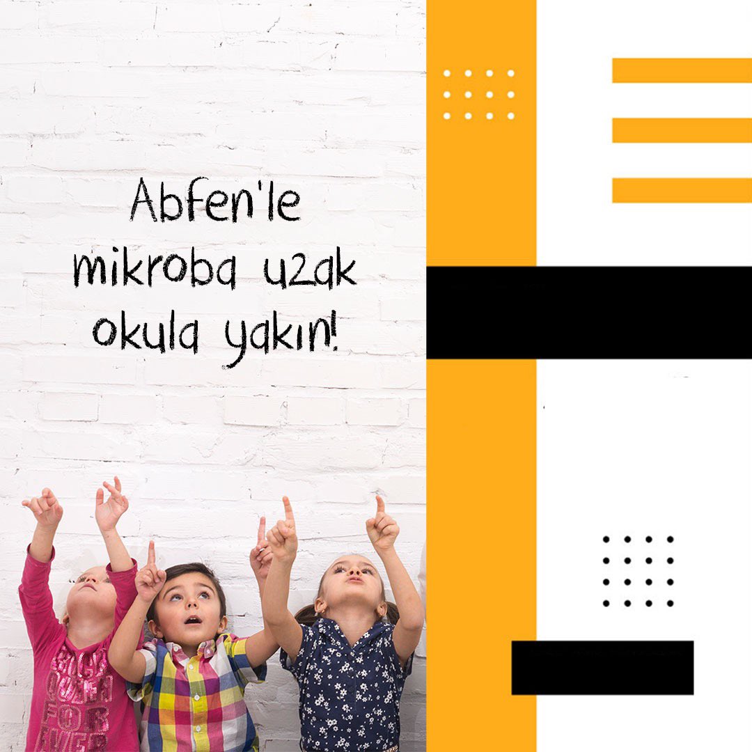 Abfen’le hastalıklara uzak okula yakınız diyoruz! Okul hazırlık telaşlarının yanında sağlımızı atlamıyoruz 🤗