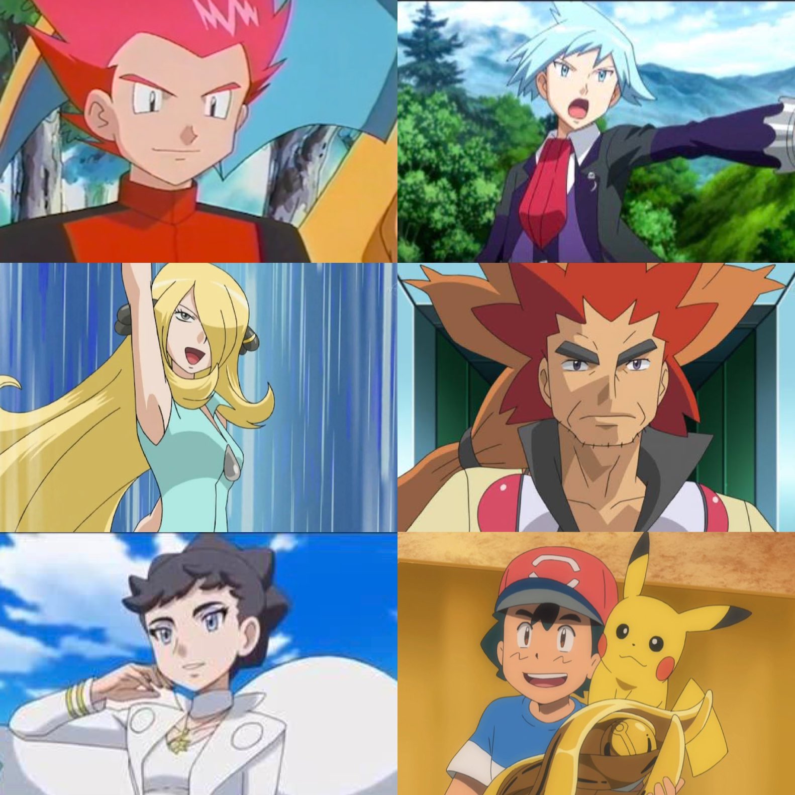 とし Sur Twitter アニメ版ポケットモンスター カントー ジョウトリーグチャンピオンワタル ホウエンリーグチャンピオン ダイゴ シンオウ リーグチャンピオン シロナ イッシュリーグチャンピオン アデク カロスリーグチャンピオン カルネ 遂にサトシも歴代チャンピオン