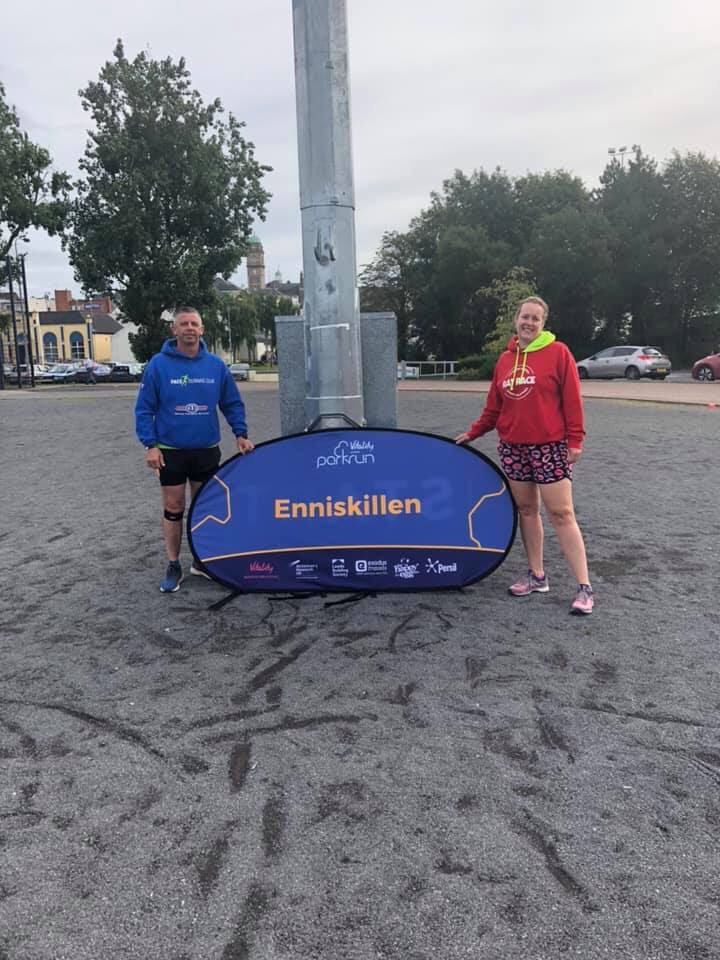 PaceRunClub1's tweet photo. Pacers travelled this weekend round the country not too miss their parkrun,  @kerrithrower and Karl visited @enniskillenparkrun, Andrew &amp; Claire took part @Ecosparkrun while Paul travelled too @Dundalkparkrun, Donal ran one his locals @bfastvictoriapr #keepparkrunning https://t.co/J9CwhDEJkY