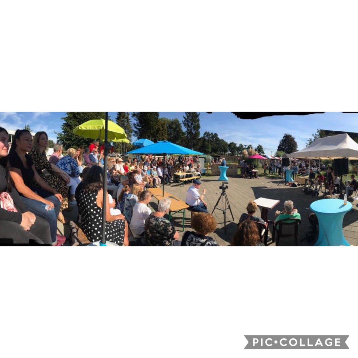 Vandaag een omtzettend tof optreden gedaan met Los Perdidos in het openluchttheater van Nispen, tijdens de kunstmarkt.