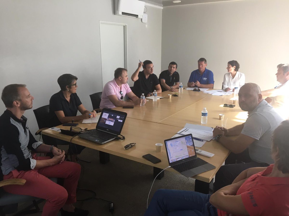 La fédération internationale du sport scolaire <a href="/isfsports/">@isfsports</a> en déplacement en @Normandie dans le cadre de la candidature de  #Normandie2022 aux Jeux Olympiques scolaires 👍