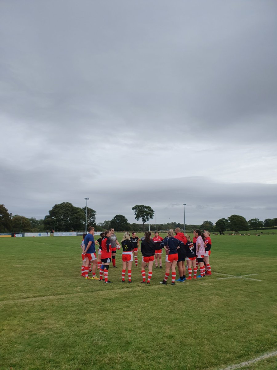 It's a great day for rugby! Stud check done, team talk done. KO in t-minus 10 minutes. Let's go Wetherby! 💪🏉