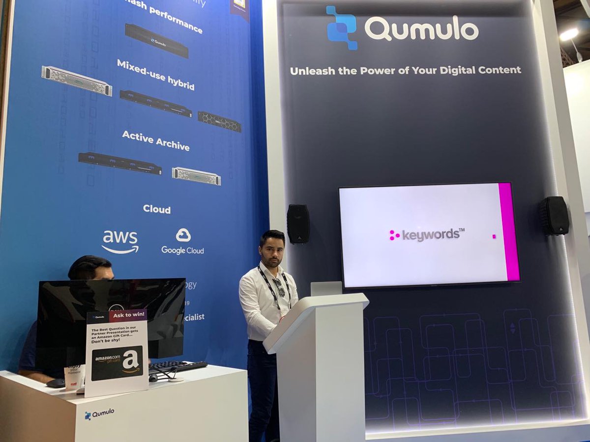 mediatree_fr's tweet image. @PhilippeMENDES1 , Président de Mediatree, vous attend à 15h10, stand A15, Hall 5. Il vous expliquera en quoi les solutions @qumulo permettent à Mediatree d’étendre son archive audiovisuelle. On vous y attend nombreux !
#broadcastmonitoring #cloud #hybridcloud #media #IBC2019