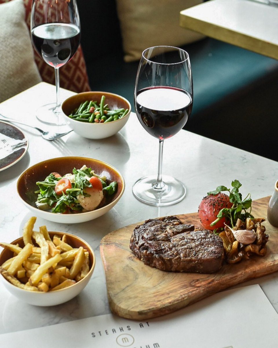 MamuciumMCR's tweet photo. In the city to see Beethoven Piano Trios at @Chethams on Tuesday? Why not swing in for a pre-show tea at Mamucium! 
Have the chance to meet Frosty the Butcher over an amazing steak and enjoy music from Chris Astley.
-
-
Make your booking via our website https://t.co/QzfdkGVLOv https://t.co/hy7KLhb1Tv