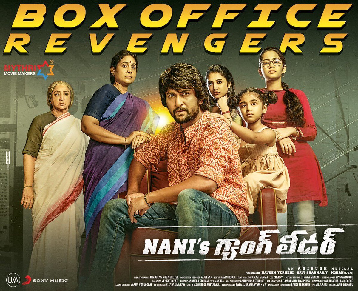 pradeepnani999's tweet photo. Not just North America, AUS and NZ, #GangLeader started on a good note in UAE too with 3,826 admits and โน26L gross approximately until Saturday
#BlockbusterGangLeader #BoxOfficeRevengers
@NameisNani @MythriOfficial @priyankaamohan @ActorKartikeya @Vikram_K_Kumar https://t.co/mlWamxJTe8