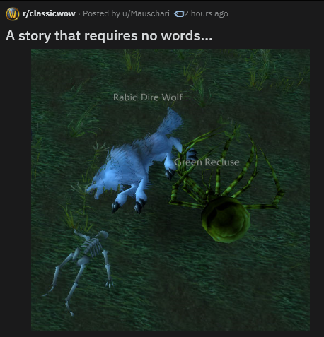 BonusRollgg's tweet photo. Who else can relate? #WoWClassic #HunterProblems
https://t.co/S1NEUrl2kd https://t.co/AsgfiEsEZp
