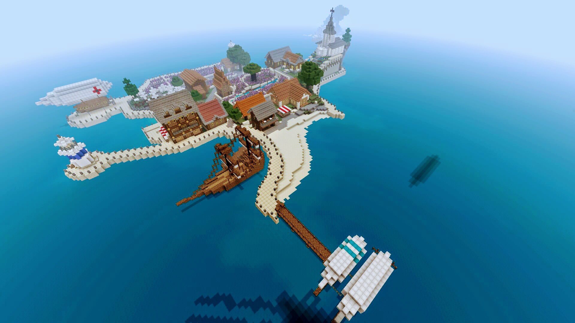 Minecraft 島の紹介 Twitter