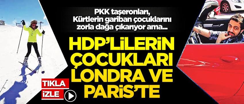 MUSAB_BULENT's tweet photo. #KürtÇocuklarını dağlara ölmeye gönderirken kendi çocukları zevk ve sefa içindeler.
Madem #KürtDavası diye bir şeye inaniyorsunuz neden çocuklarınızı dağa yollamıyorsunuz?
#SatılmışPKK
#SatılmışHDP https://t.co/k40D4TtY3E