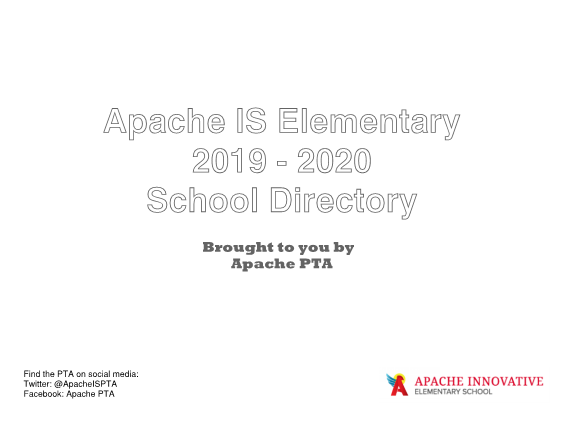 Planning birthday parties and play dates is about to get soooo much easier! **Every PTA member gets an all school directory!**  Coming soon!
