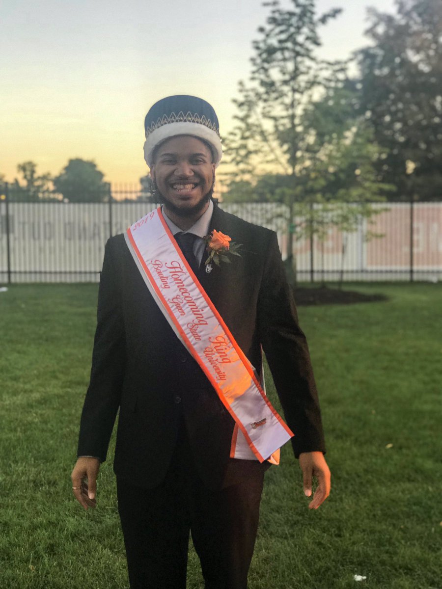 We are so proud of our director and 2019 BGSU Homecoming King, Coniyah McKinney!