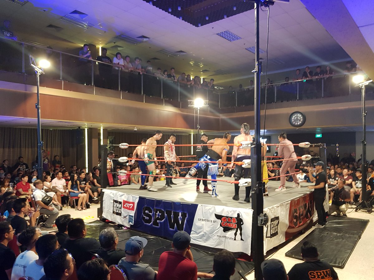 SgProWrestling's tweet image. The names in this ring;
@KennyOmegamanX 
@supercima1115 
#SHAOLINMONK
@The_Butcherman 
@Trexxus 
@theandstatement