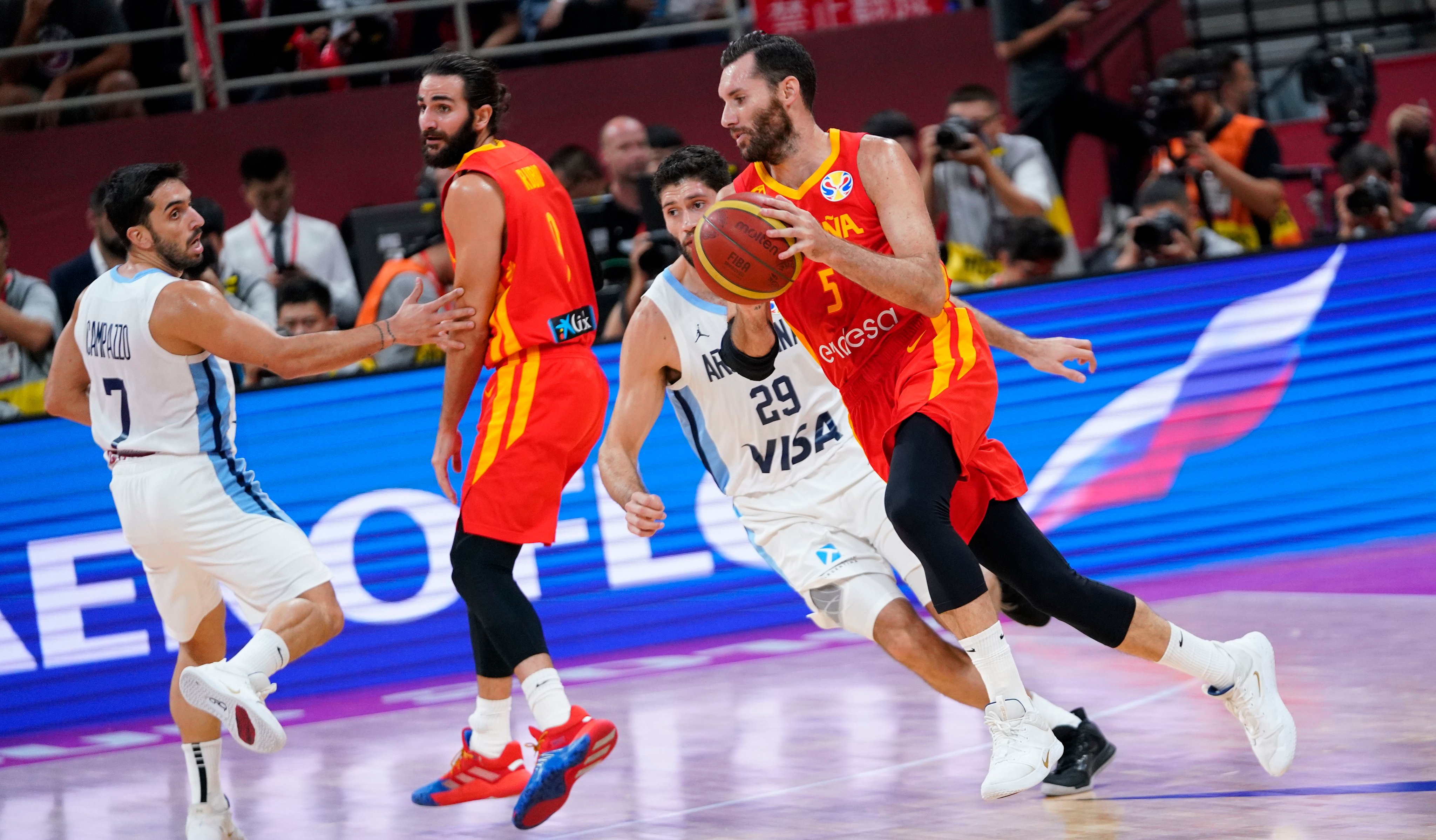 Selección Española de Baloncesto. Imagen vía: Twitter oficial de @BaloncestoESP