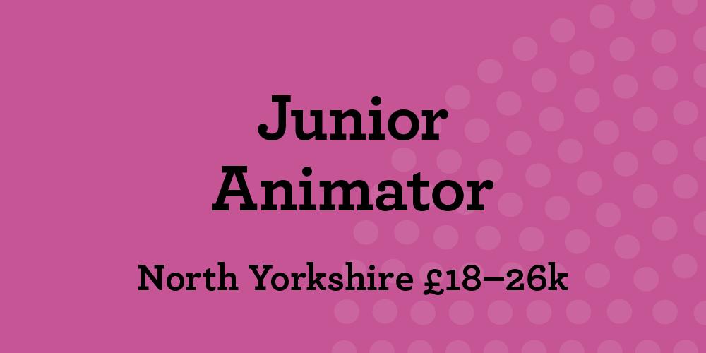 craft_jobs's tweet image. Junior Animator in North Yorkshire craftagency.co.uk/jobs/creative/… #junioranimator #motiondesign #designagency