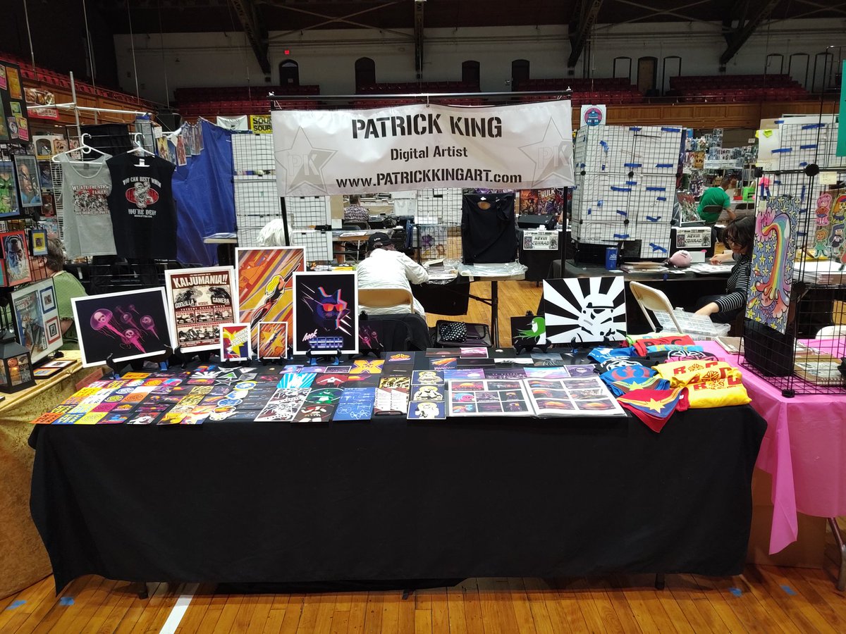 patrickkingart's tweet photo. #RocCon day 2 let's gooooooo https://t.co/0uk5UvBOIH