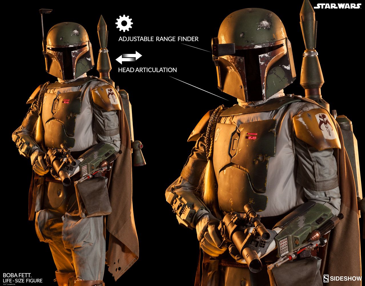 Sideshow Collectibles on Twitter: "Boba Fett? Boba Fett?! Where?! The Boba  Fett #LifeSize Figure is the ultimate bounty for fans of the Fett and a  truly unique centerpiece in any Star Wars