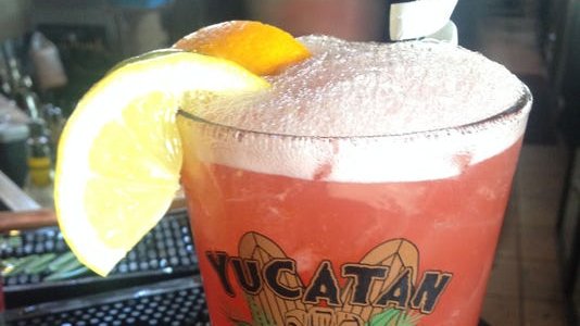 YucatanFMB's tweet photo. Yucatan Punch: The perfect blend of Light, Dark and Coconut Rum with Orange Juice, Pineapple Juice and Grenadine. Perfect for your Sunday Funday! #fortmyersbeach #drinks #swfl https://t.co/FhF5UcrU54