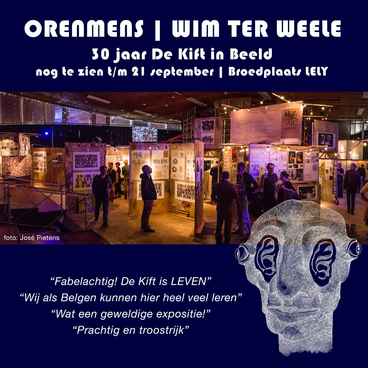 ORENMENS, 30 jaar De Kift in Beeld: nog te zien tot en met 21 september in Broedplaats Lely!