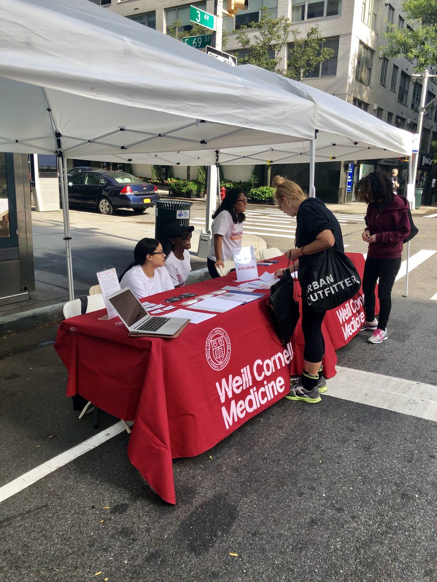 Elizabeth Baquero, Ed.D. M.S. (@drlizbaquero) on Twitter photo Good morning! Come see <a href="/WCMGIM/">General Internal Medicine</a> at the Third Avenue Fair. <a href="/WeillCornell/">Weill Cornell Medicine</a> Good morning! Come see <a href="/WCMGIM/">General Internal Medicine</a> at the Third Avenue Fair. <a href="/WeillCornell/">Weill Cornell Medicine</a>