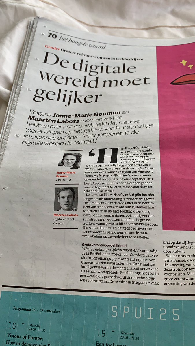 Dit zijn erg verstandige woorden