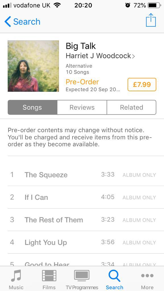 Grandflat Recordings (@grandflat) on Twitter photo ‘Big Talk’ by <a href="/HJaybelline/">Harriet Jay</a> is available for pre order/pre save now and released this Friday. Please check it out! So proud to be releasing this record, it really is an absolute beauty 👌🏻 ‘Big Talk’ by <a href="/HJaybelline/">Harriet Jay</a> is available for pre order/pre save now and released this Friday. Please check it out! So proud to be releasing this record, it really is an absolute beauty 👌🏻