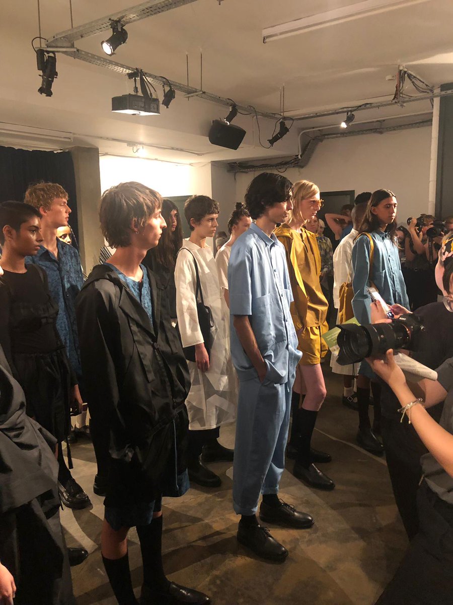 We took a sneak peek into sustainable fashion designer @phoebeenglish London Fashion Week presentation. Get the look with skin care provided by Weleda. Don't forget to celebrate your natural beauty by sharing a Skin Food Selfie and tag <a href="/WeledaUK/">Weleda UK</a> #weledaskinfoodie #skinfoodselfie