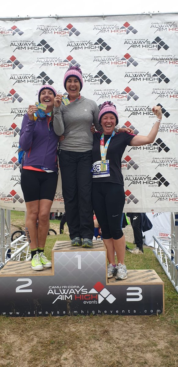 sianstreips's tweet photo. Fab day at the #Sandman triathlon today. I can't run or bike due to injury, but thanks to these two lovely people I can do relay. Love the new team uniform... will keep us warm through winter swims too! 🤣 #sandmantri #triathlon #tri #swimbikerun @aahevents @bigbobblehats https://t.co/SFag33ywx8